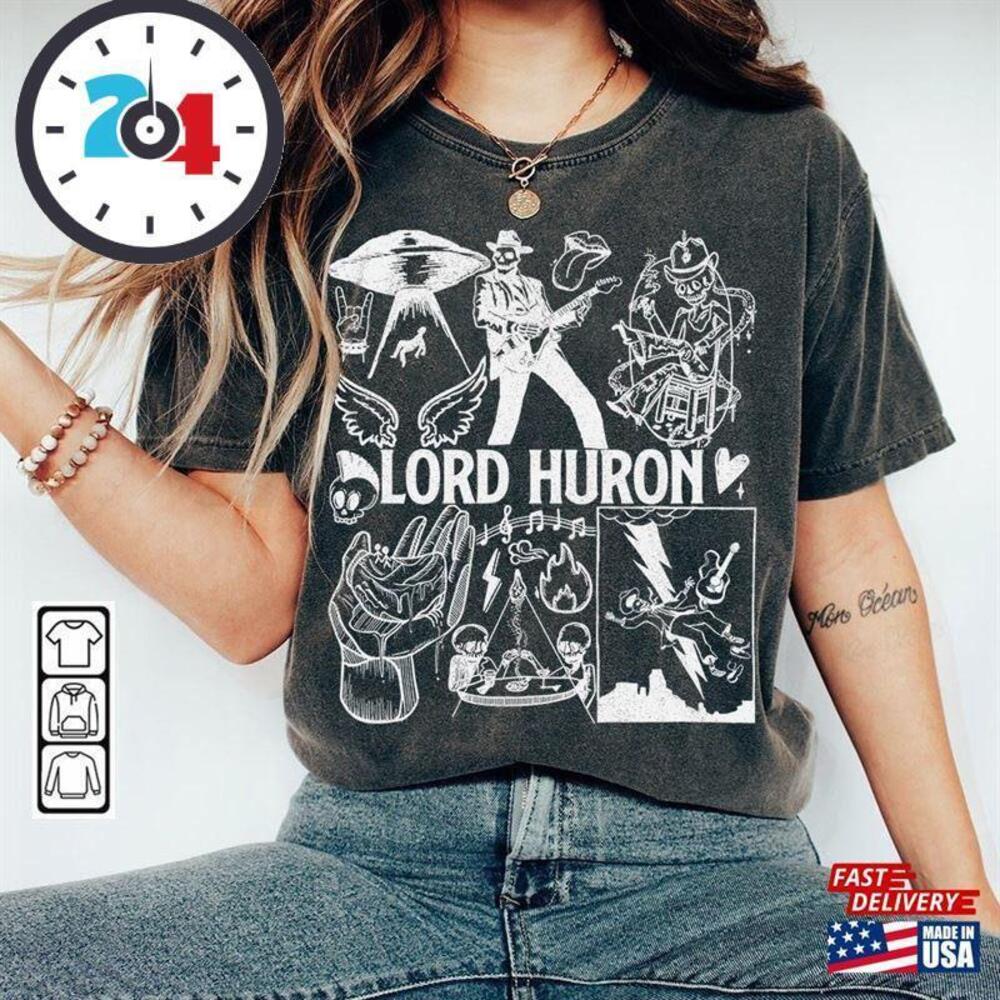 Lord Huron Doodle Art Shirt  Merch Tee Graphic Album Lyric   Classic